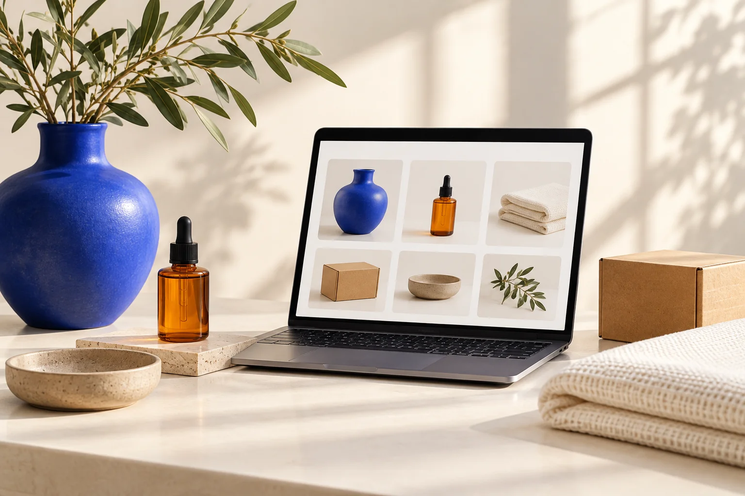 Illustrative commerce service workspace